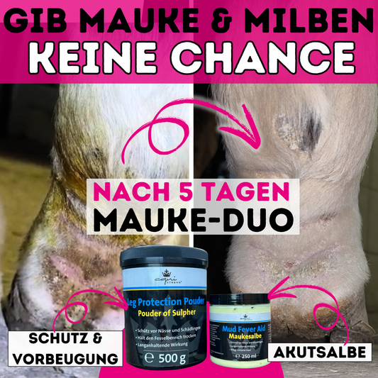 Mauke-Duo - schnelle Hilfe bei Mauke + Langzeitschutz