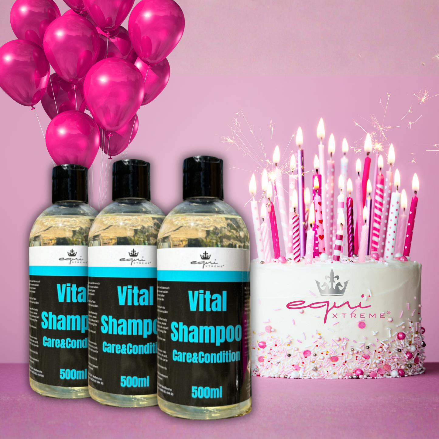 3er Bundle - Vital Shampoo Care&Condition - 2in1