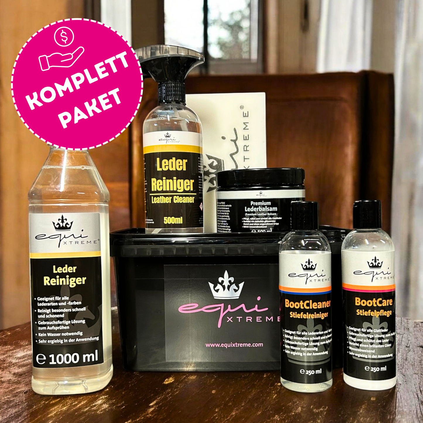 Leder- und Stiefelpflege Komplettbox - Alles, was Dein Leder braucht!