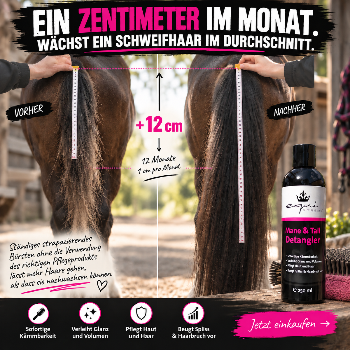Mane&Tail Detangler - Die Nr. 1 der Langhaarpflege