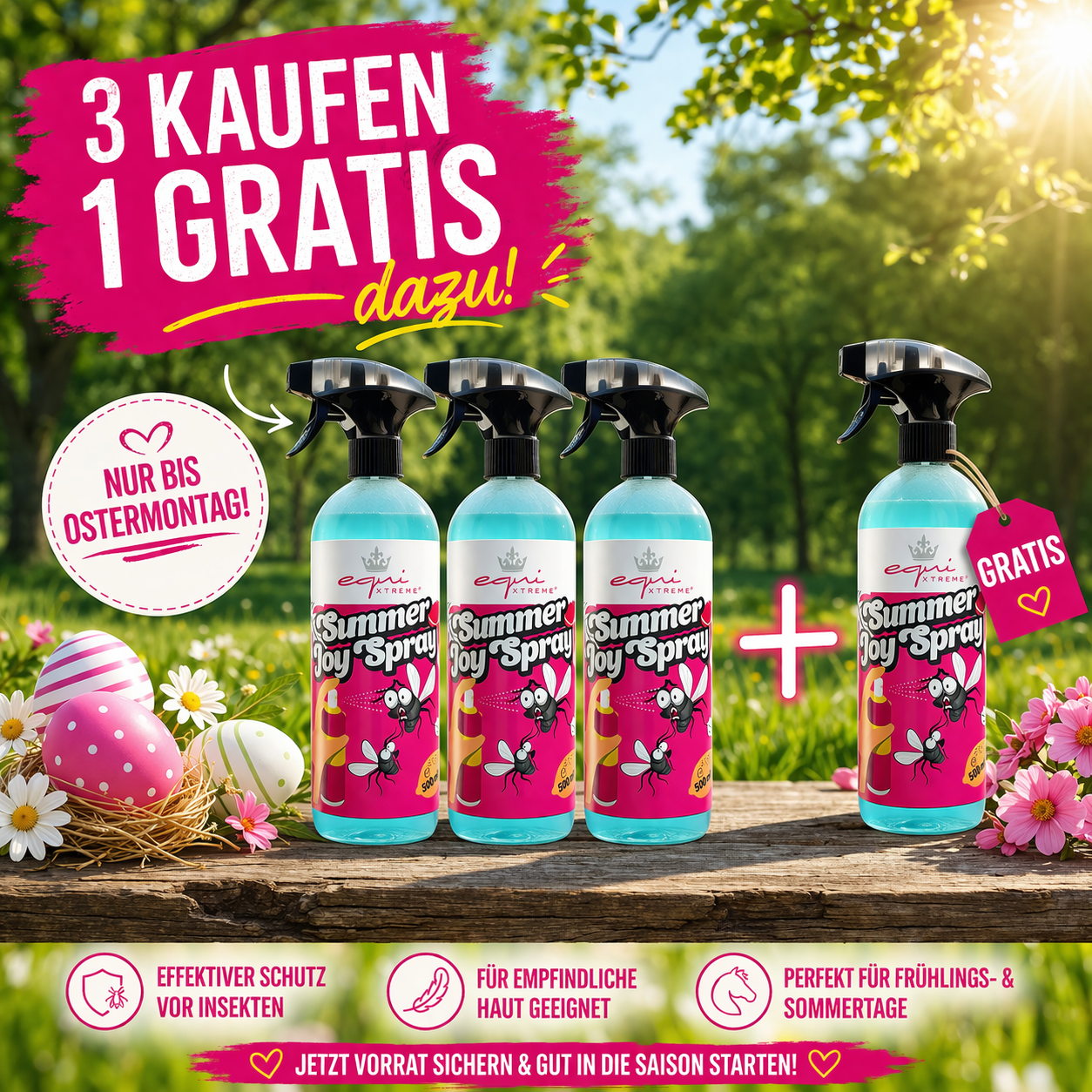 equiXTREME Summer Joy Spray 300ml + 200ml GRATIS