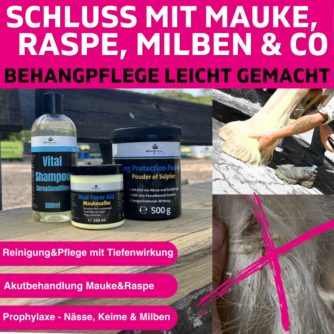 Mauke-Trio – Mauke, Raspe & Co endlich in den Griff bekommen💗